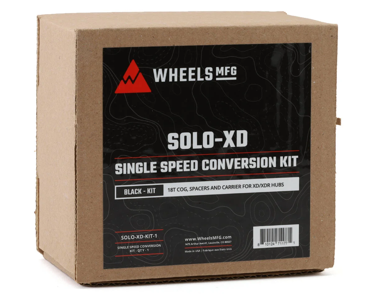 Wheels Manufacturing SOLO-XD Single Speed Conversion Kit (Black) (18T) - view 3
